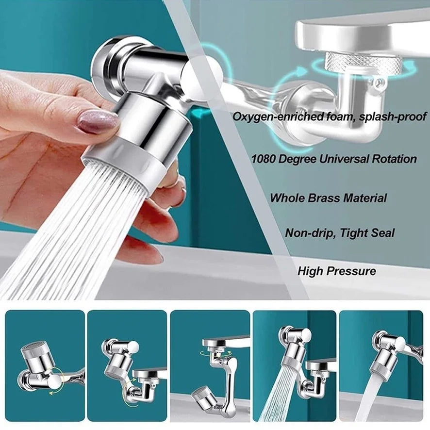 EliteFlow™ | 360° Rotating Kitchen Faucet Extender